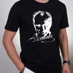 Atatürk Baskılı Tişört Siyah